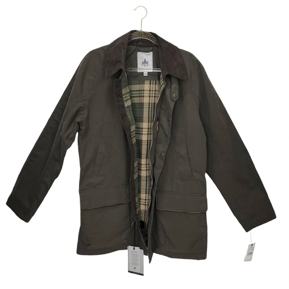 Rainforest Explorer Jacket Men’s Medium Portabella Brown Barn Field Coat New NWT